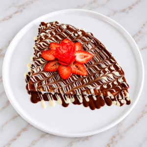 Nutella Strawberry Crepes